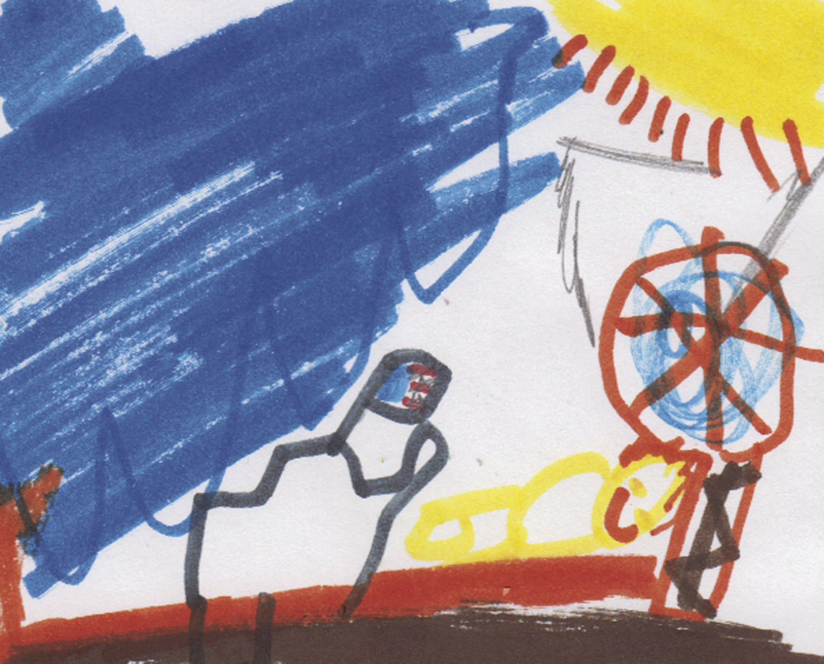 Kids' weather drawings: Jun 1